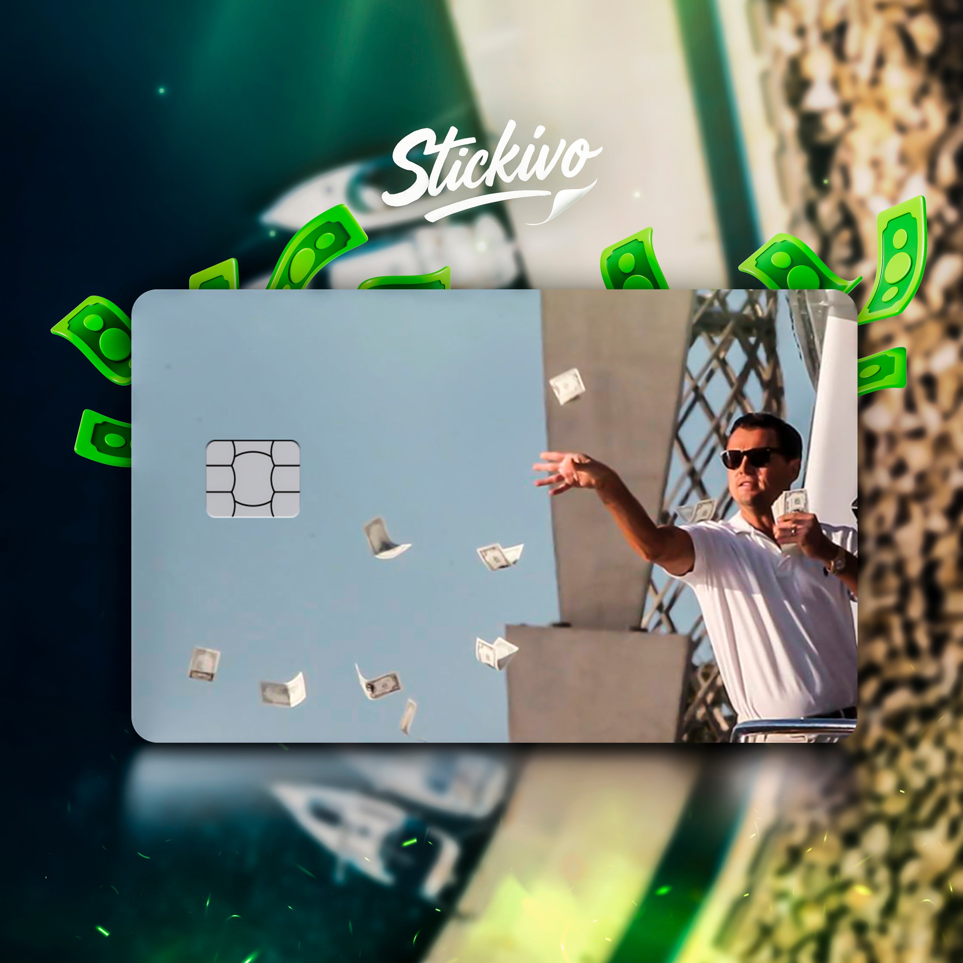 Card skins featuring meme-style scenes, bold patterns, retro pixel art, and playful designs.