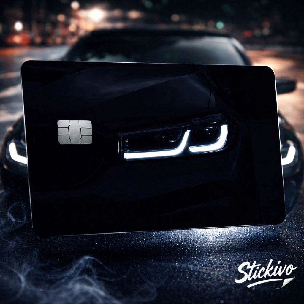 Card skin featuring a stylized close-up of DRL headlights.